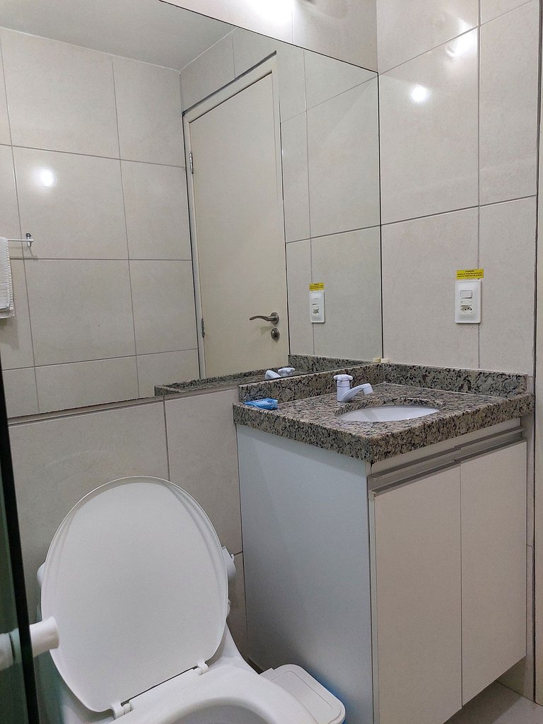 Flat estiloso e confortável no centro