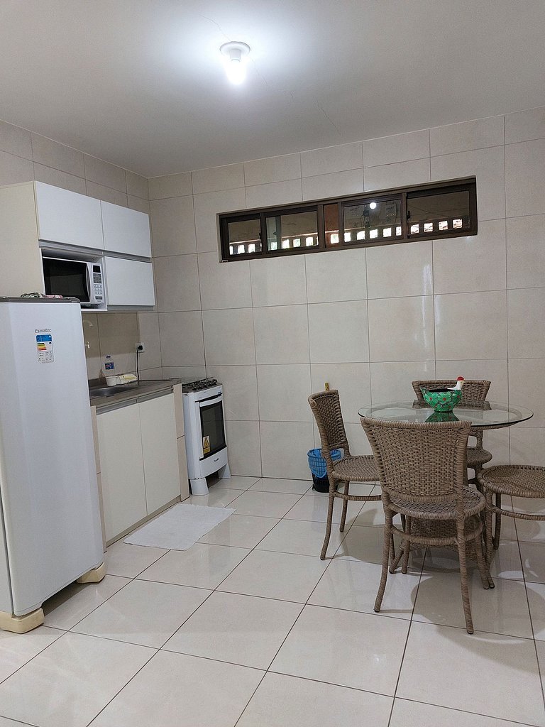 Flat estiloso e confortável no centro