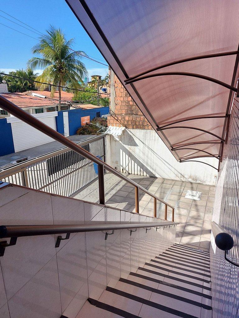 Flat estiloso e confortável no centro
