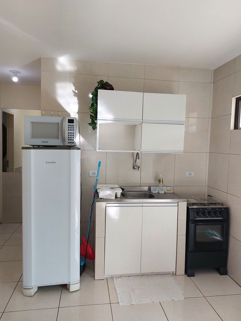 Flat confortávelcom varanda
