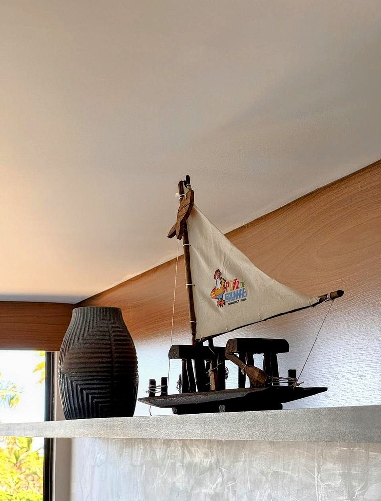 Sofisticação à beira-mar, varanda com vista para a praia
