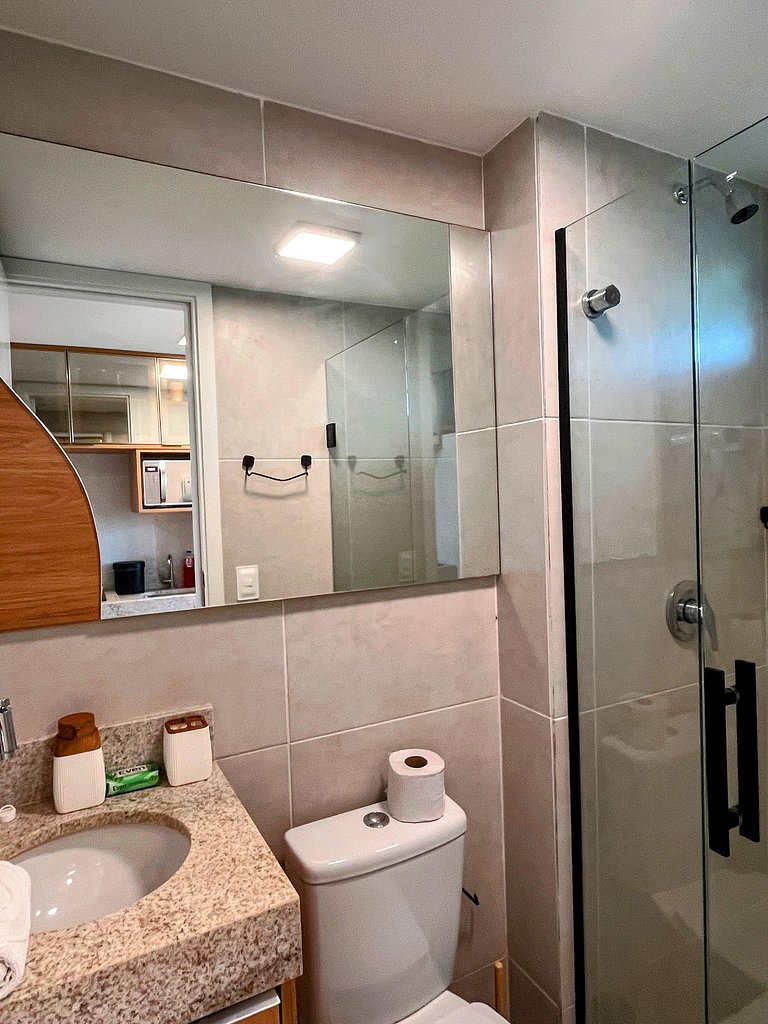 Flat premium com estrutura completa e academia