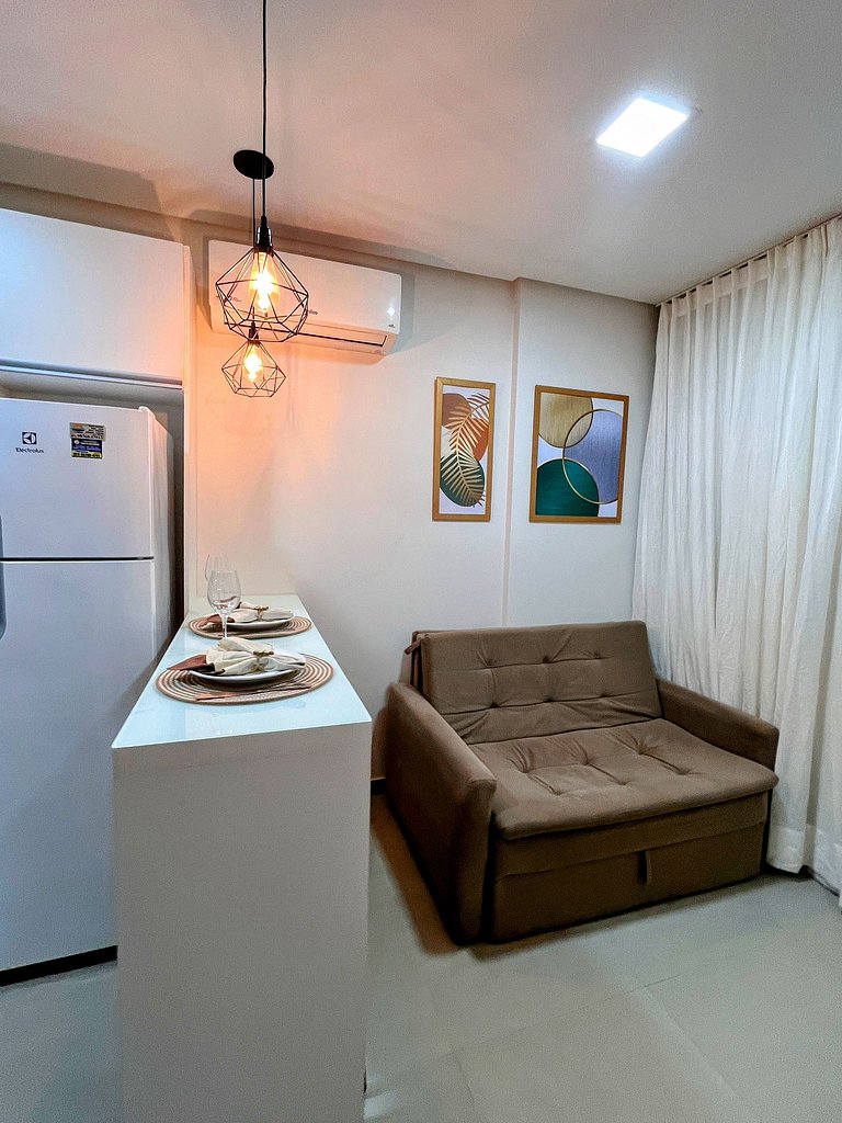 Flat em Maracaípe a 50m da praia