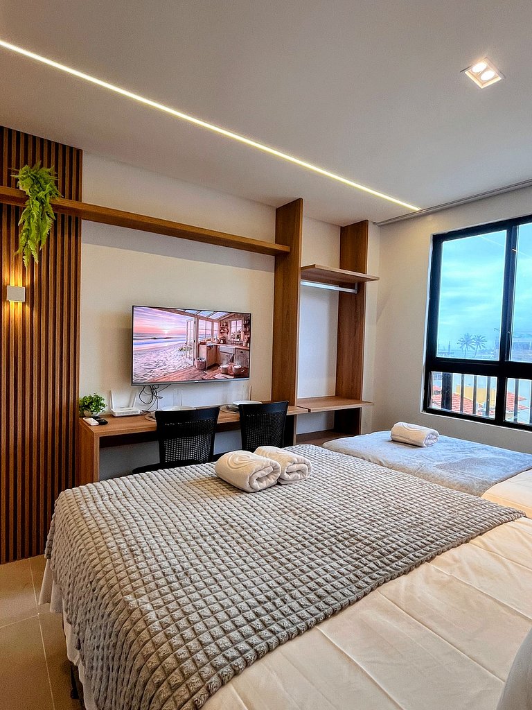 Flat Estiloso Beach House