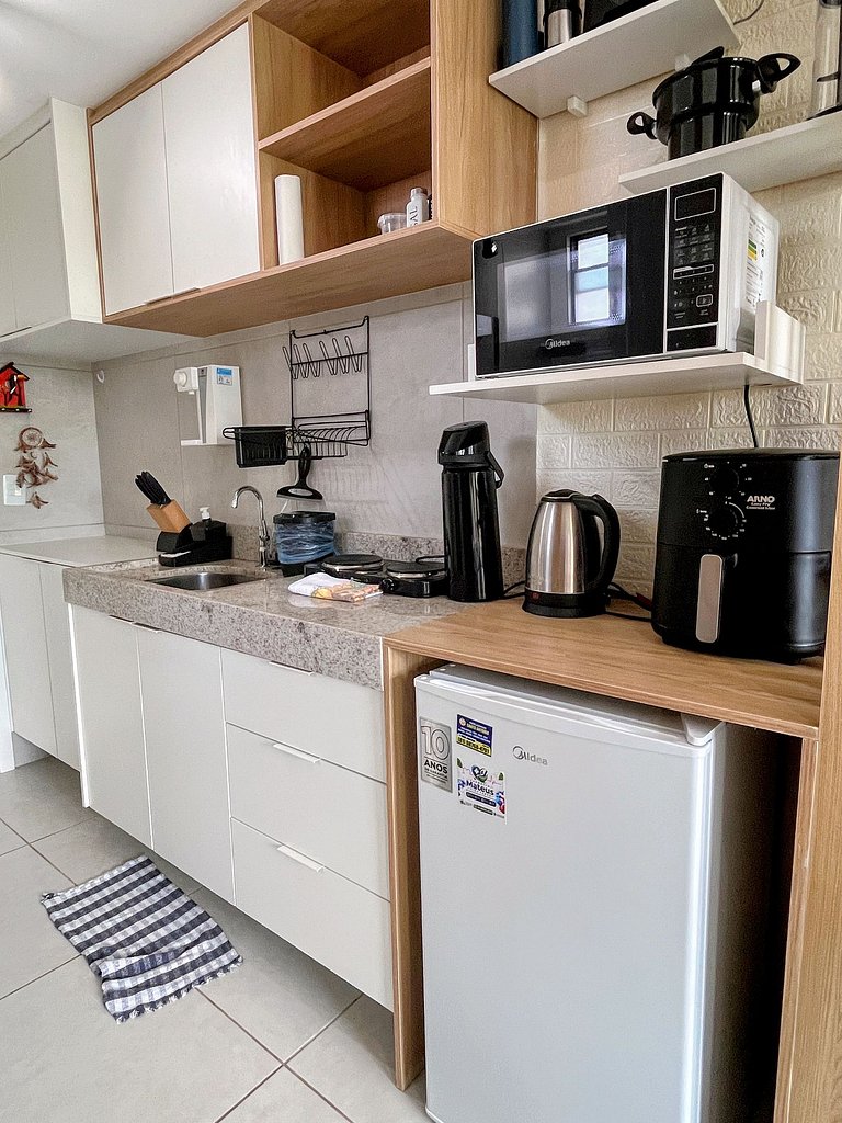 Aconchego com estrutura completa e 100m da praia